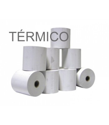 Rolos de papel térmico 62x80x40 - Pack 10