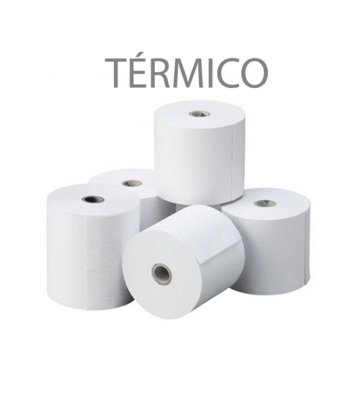 Rolos de papel térmico 62x80x40 - Pack 10