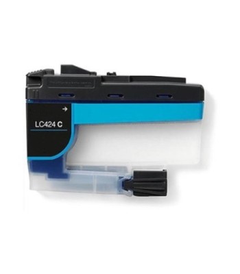 Tinteiro Compativel Brother LC-424 C Azul