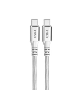 2 Cabos Tipo C para USB Tipo C - 1.5m - Carga Rapida de 240W e Transferencia de Datos de 40G 1.5mts