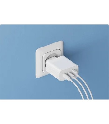 Carregador corrente para USB e Tipo C - 18W Quick Charge 3.0