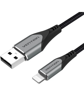 Cabo USB-A para Lightning -2.4A - 15W - 480Mbps - MFI - 1m